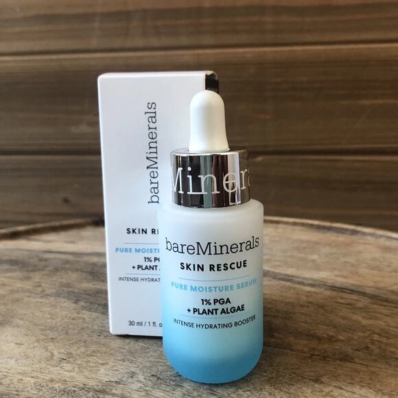 BAREMINERALS Skin Rescue Fresh Potent Pure Moisture Serum 1oz -30mL NEW - Picture 2 of 4